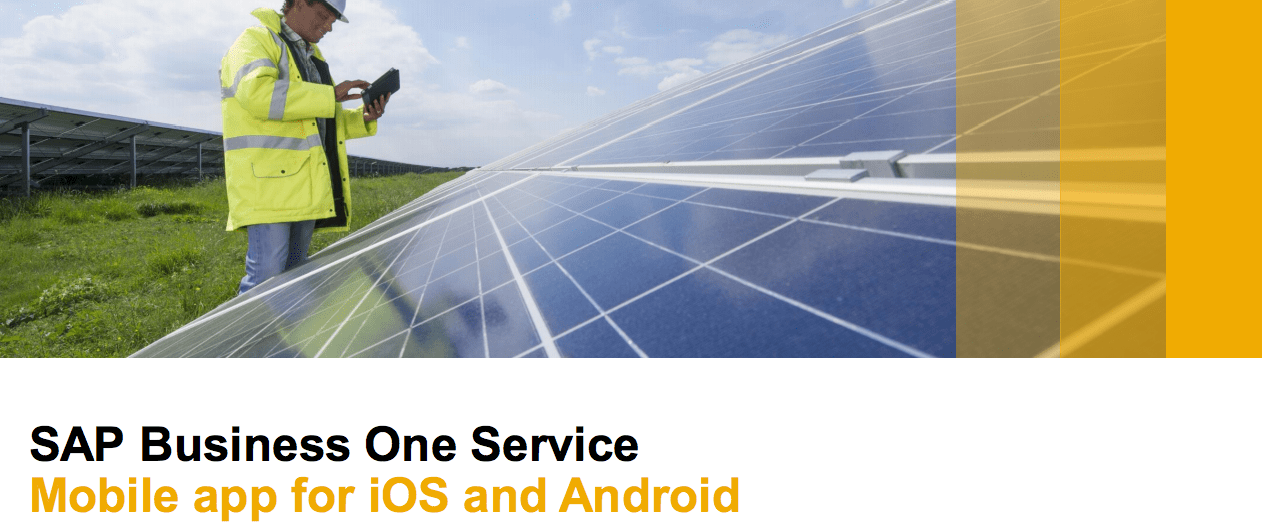 SAP Business One Service Mobile App